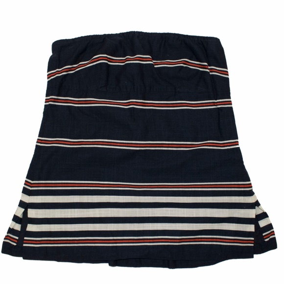 J. Crew Other - J Crew Factory Red White Blue Striped Halter Top